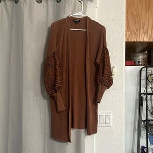 Over sized brown cardigan